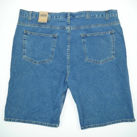 Foundry Men's Loose Fit Jean Shorts Size 44 Stonewashed Blue Denim NWT - Picture 2 of 5